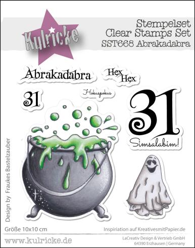 Kulricke Stempel "Abrakaddabra" Clear Stamp
