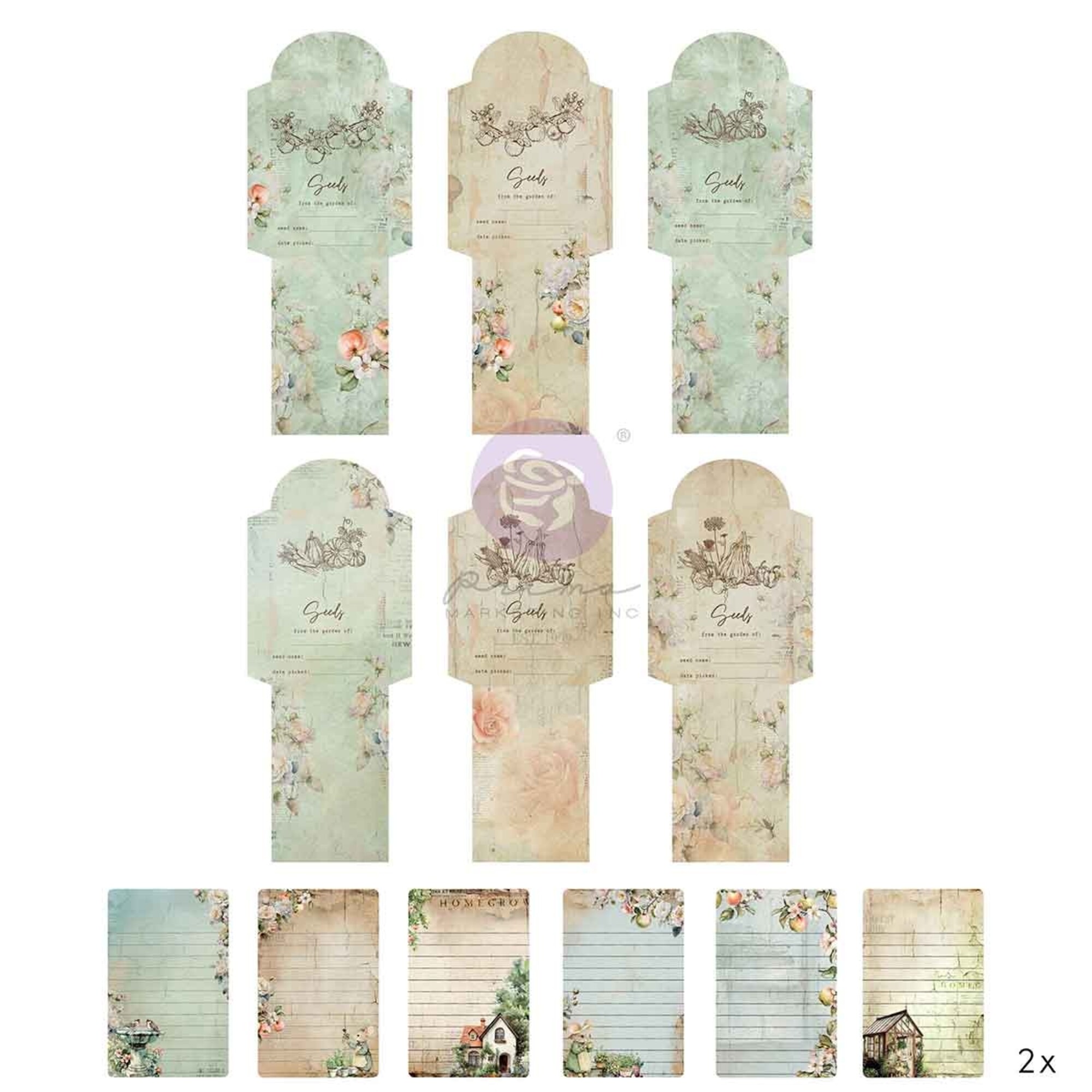 Prima Marketing - Homegrown Stationery Pack (24pcs) by The 3 Girls Tale