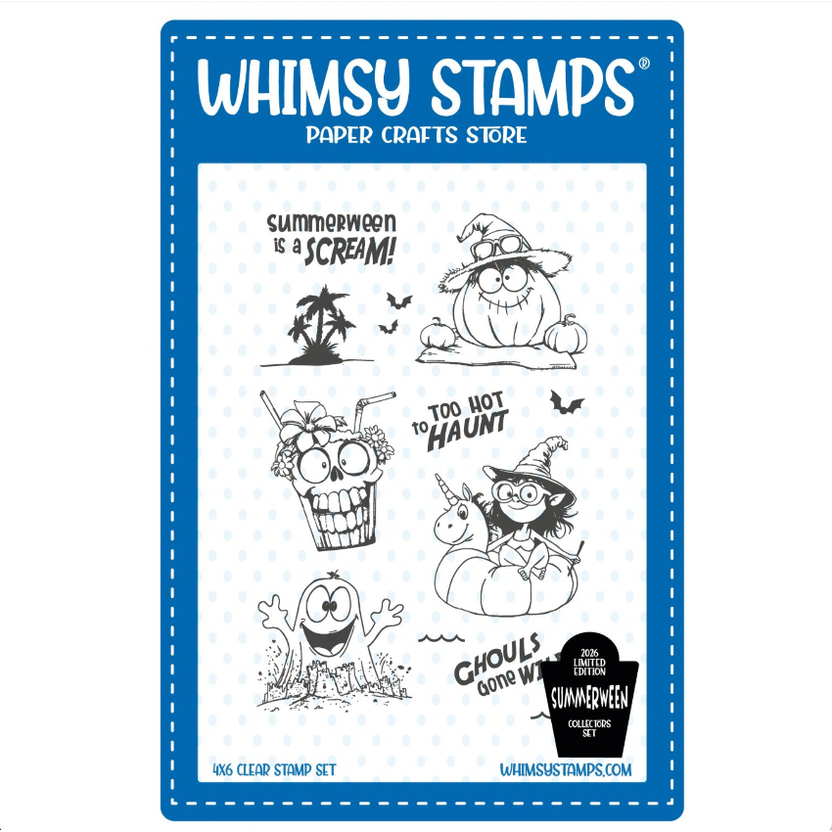 Whimsy Stamps - Summerween Scream Clear Stamps