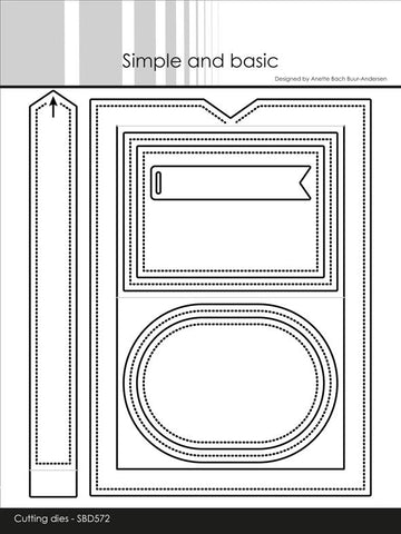 Simple and Basic die "Sliding Card"  Simple and Basic die "Sliding Card"