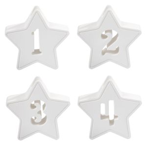 Hobbyfun - Silikonform Adventszahlen Stern Hobbyfun - Silikonform Adventszahlen Stern