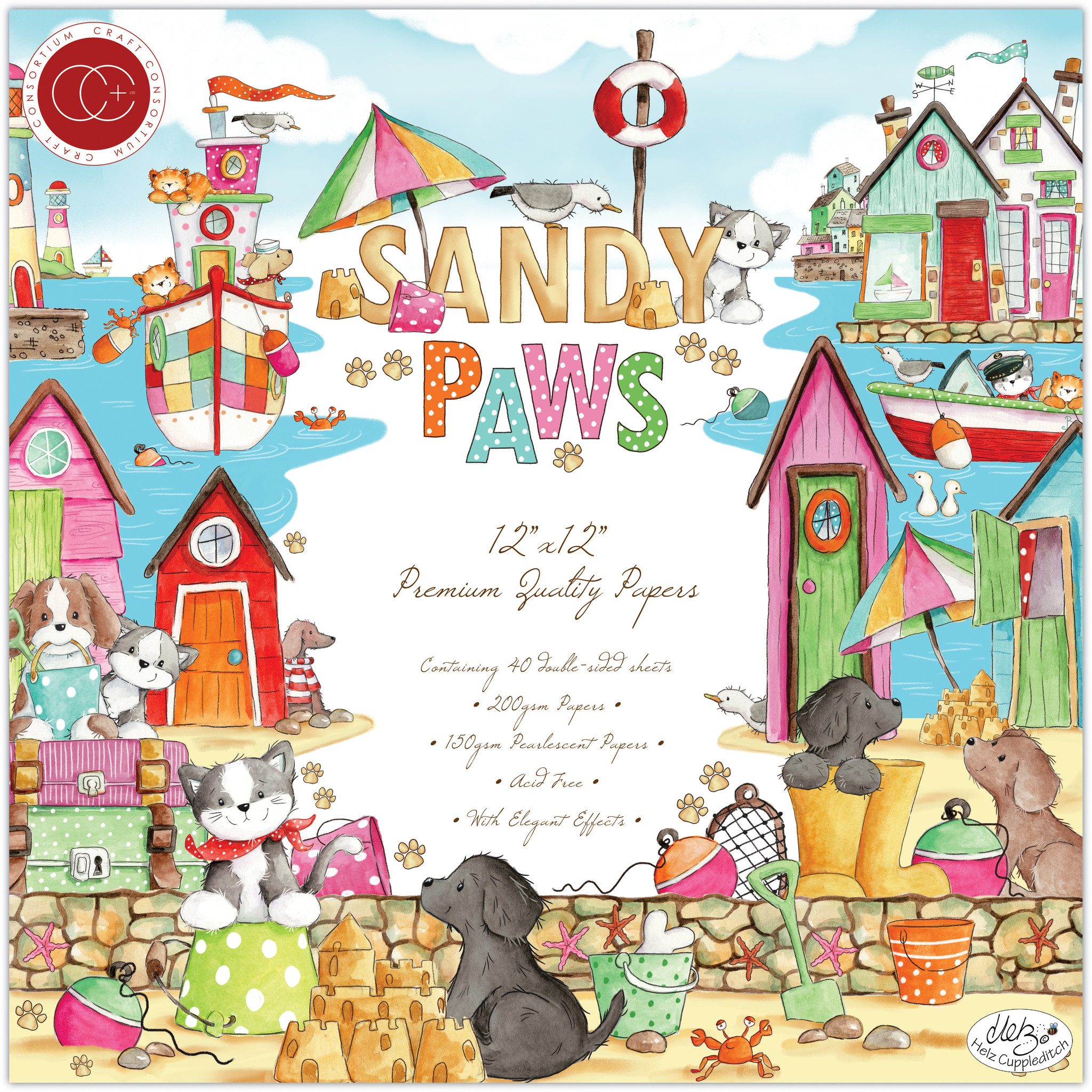 craft-consortium-sandy-paws-12x12-inch-paper-pad-c craft-consortium-sandy-paws-12x12-inch-paper-pad-c