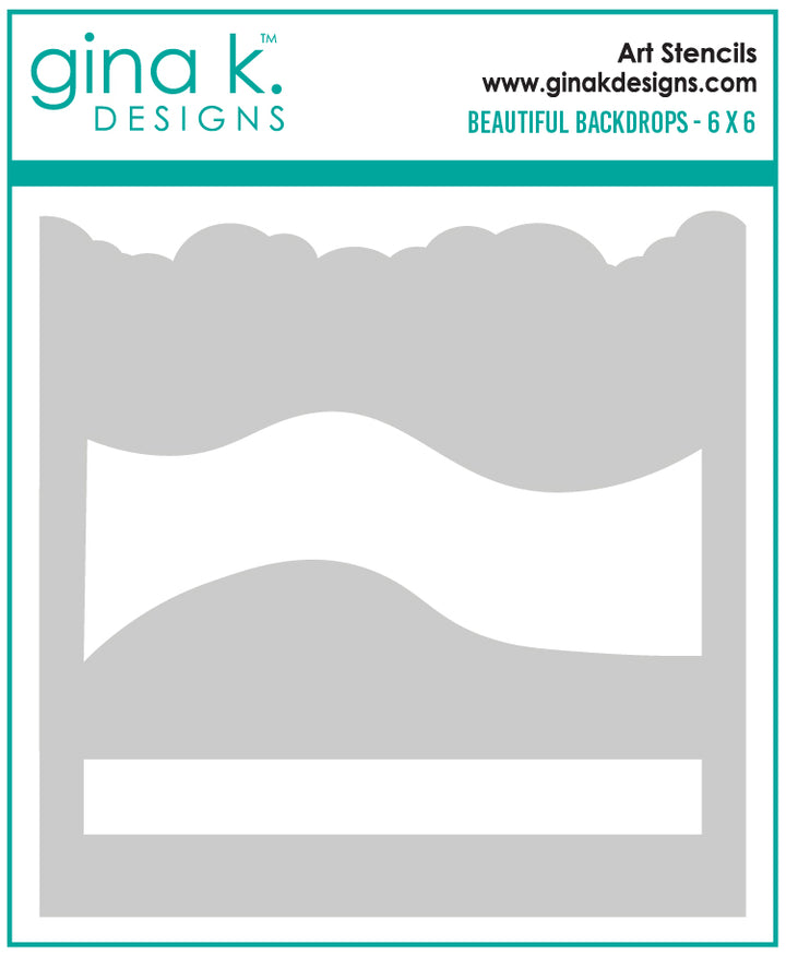 Gina K Designs - STENCIL- Beautiful Backdrops Gina K Designs - STENCIL- Beautiful Backdrops