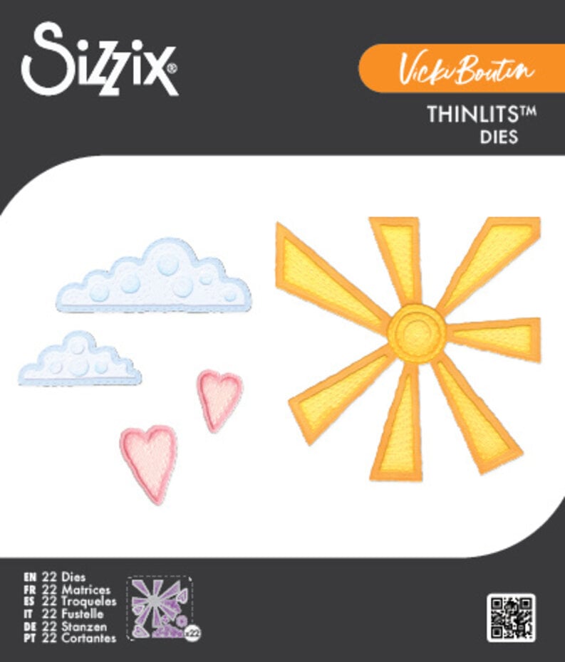 Sizzix - Thinlits Die Set Sunny Days (22pcs) by Vicki Boutin