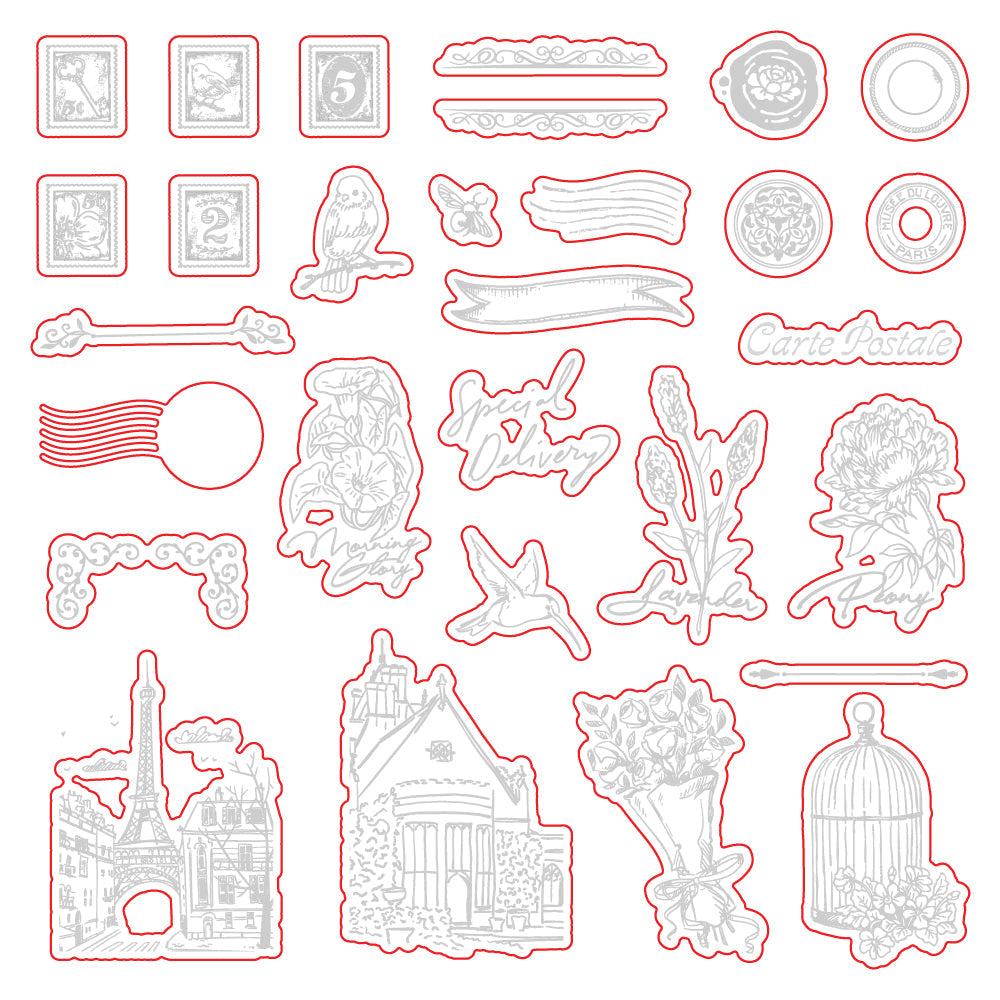 Honey Bee -  Postmarked - Honey Cuts Honey Bee -  Postmarked - Honey Cuts