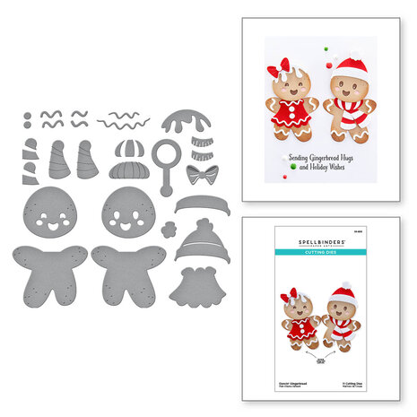 Spellbinders - Dancin' Gingerbread Etched Dies