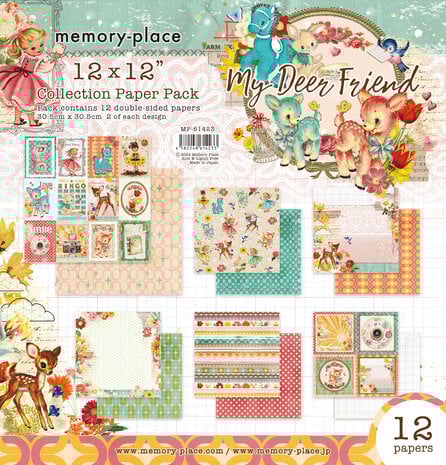 Memory Place - My Deer Friend 12x12 Inch Paper Pack