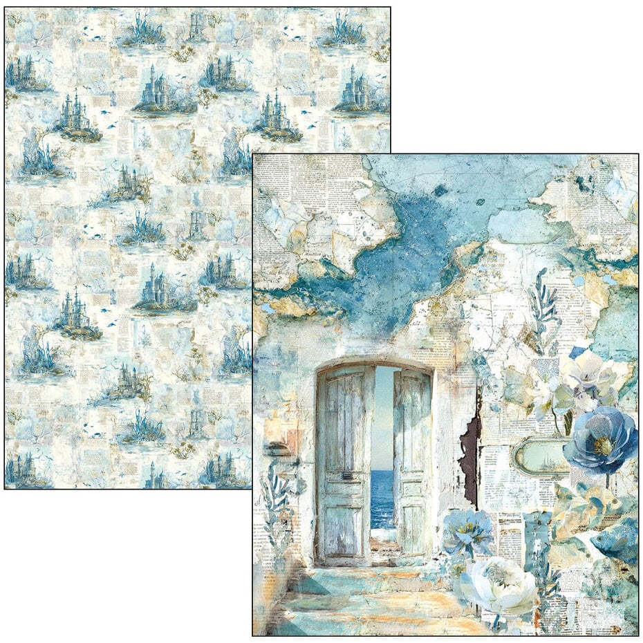 Ciao Bella - Edge of the Ocean A4 Maxi Mixed Media Book