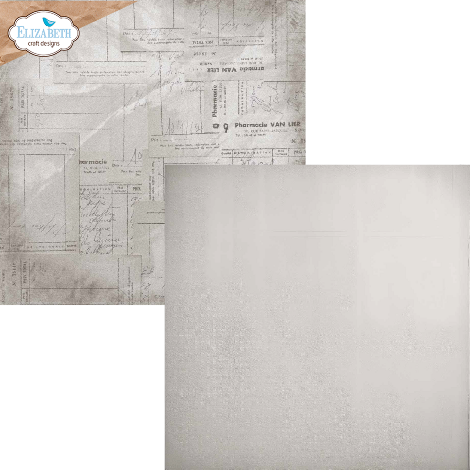 Elizabeth Craft  - Beautifully Worn 12x12 Inch Patterned Cardstock Backgrounds Volume 5 by Devid Roodenburg