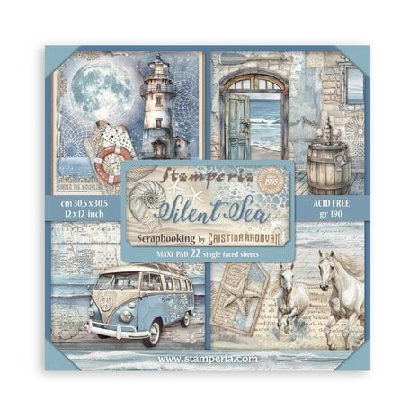Stamperia - Silent Sea 12x12 Inch Paper Pack Maxi (Single Face)
