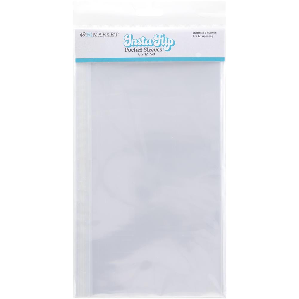 49 And Market InstaFlip Sleeves - 6"X12"  49 And Market InstaFlip Sleeves - 6"X12"