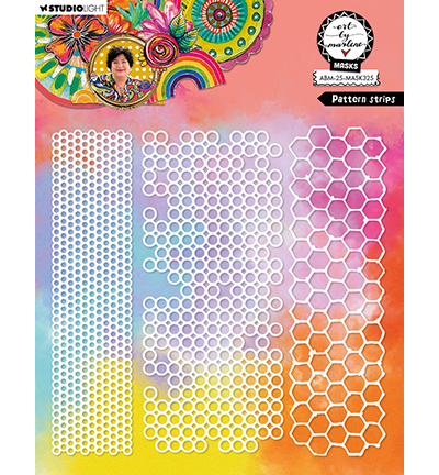 SL Mask - Pattern Stripes Art By Marlene nr.325 SL Mask - Pattern Stripes Art By Marlene nr.325