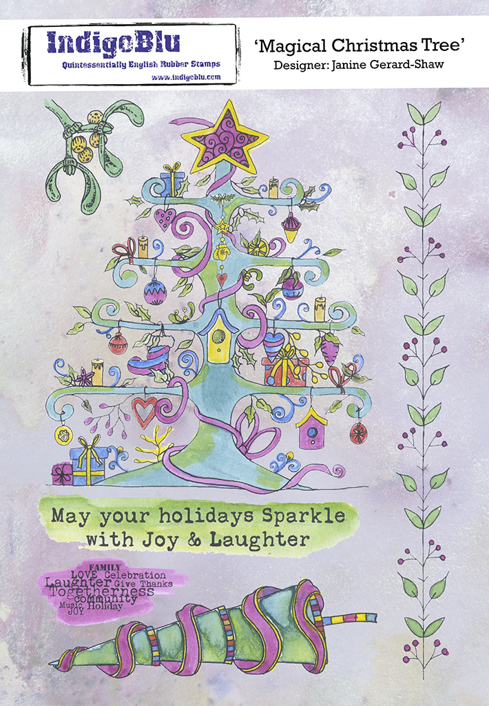 indigoblu-magical-christmas-tree-a5-rubber-stamps