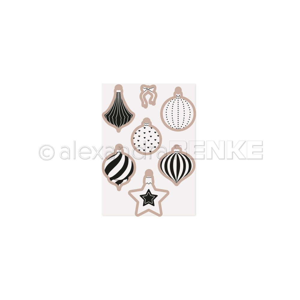 Alexandra Renke - Cut & Emboss Folder 'Festtagskugeln'