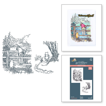 Spellbinders - Friendly Moments Press Plates from the Say Cheese Classic Pooh Collection in Collaboration with Simple Stories Spellbinders - Friendly Moments Press Plates from the Say Cheese Classic Pooh Collection in Collaboration with Simple Stories