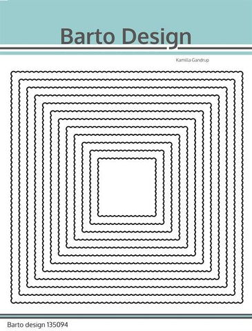 Barto Design Dies "Scalloped Square"  Barto Design Dies "Scalloped Square"