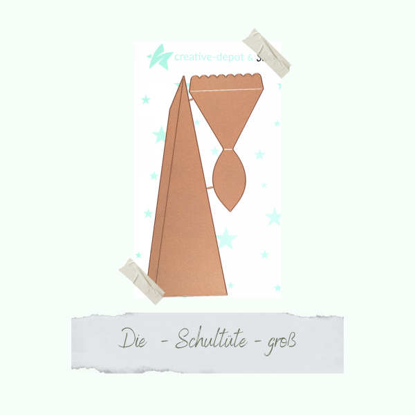 Creative Depot -  Die - Schultüte - groß 