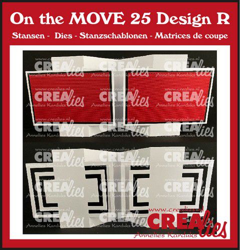 Crealies On the MOVE Design R-Quadrate