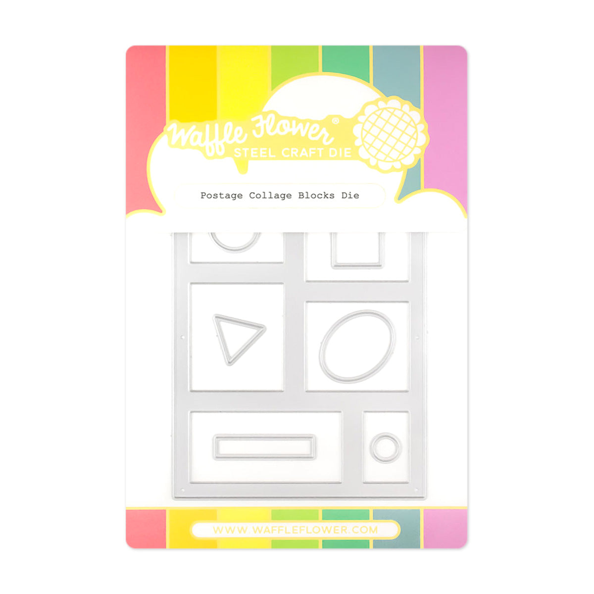 Waffle Flower- Postage Collage Blocks Die Waffle Flower- Postage Collage Blocks Die