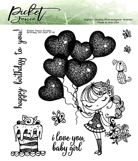 picket-fence-studios-birthday-girl-dear-4x4-inch-c