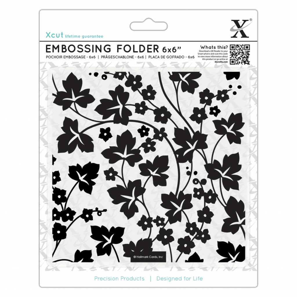 xcut-6x6-inch-embossing-folder-flowers-ivy-xcu-515