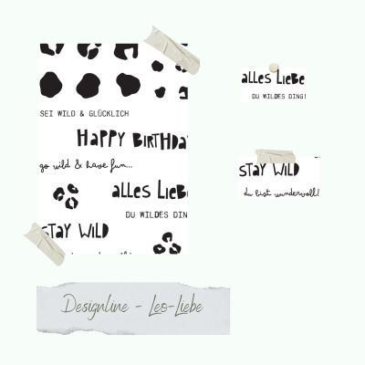 Creative Depot -  Stempelset - Designline - Leo Liebe 