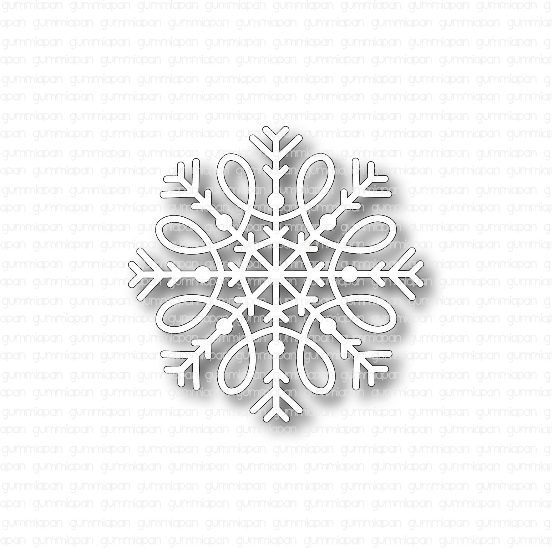 Gummiapan - Decorative Snowflake
