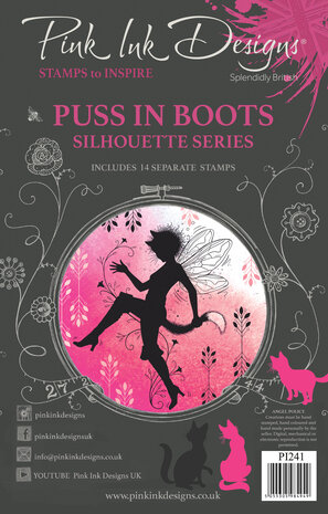 Pink Ink Designs - Puss In Boots A5 Clear Stamps