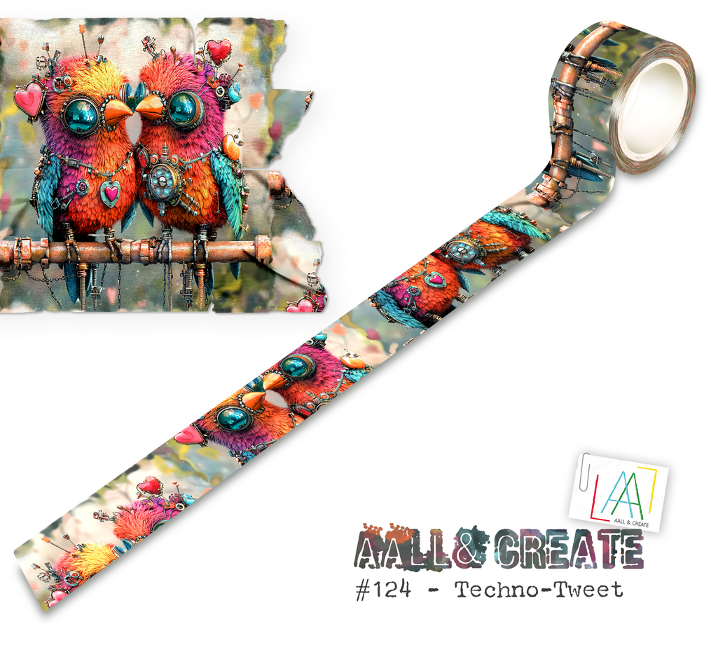 AALL & Create - Maker's Magic 25mm 10m Washi Tape Techno-Tweet