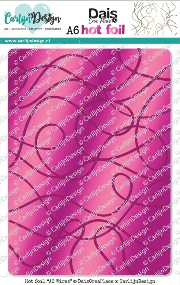 CarlijnDesign - Hot Foil A6 Wires