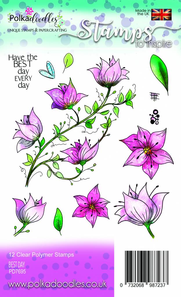 polkadoodles-best-day-clear-stamps-pd7695 polkadoodles-best-day-clear-stamps-pd7695