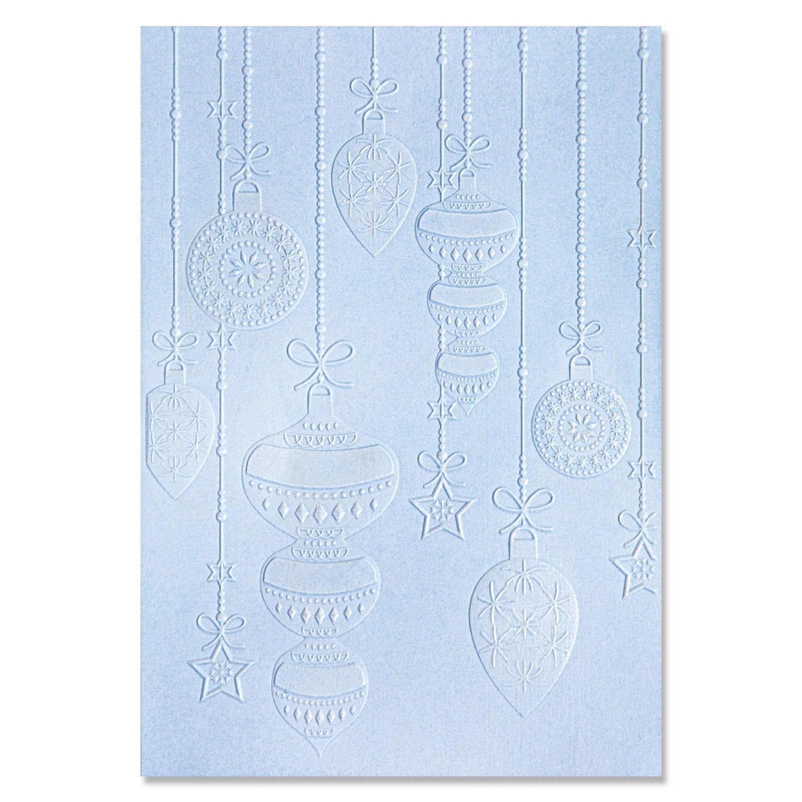 Sizzix • 3D Textured Impressions Embossing Folder Sparkly Ornaments