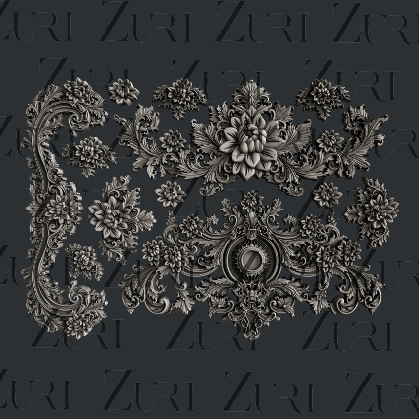 Zuri - Baroque Appliques