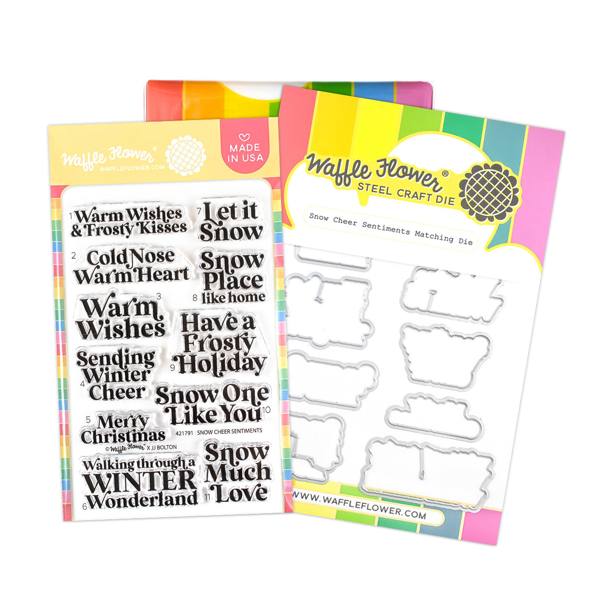 Waffle Flower - Snow Cheer Sentiments Combo Waffle Flower - Snow Cheer Sentiments Combo