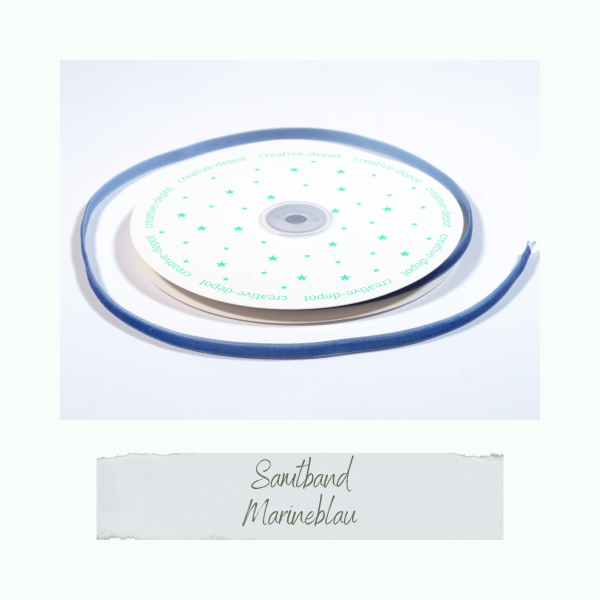 Creative Depot -  Samtband - Marineblau - Bänderliebe 