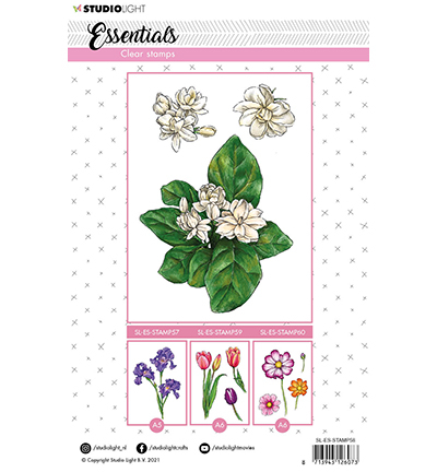 Studio Light Clearstempel-Set A5 Arabian Jasmine Essentials Nr. 58