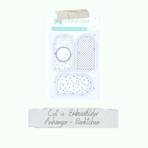 Creative Depot -  Cut & Emboss Folder - Anhänger - Pünktchen - 11 x 15,5 cm Creative Depot -  Cut & Emboss Folder - Anhänger - Pünktchen - 11 x 15,5 cm