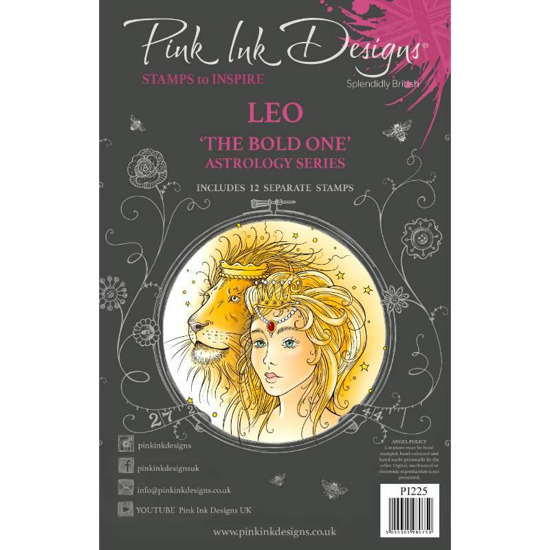 Pink Ink Designs Leo 6 in x 8 in Clear Stamp Set Pink Ink Designs Leo 6 in x 8 in Clear Stamp Set