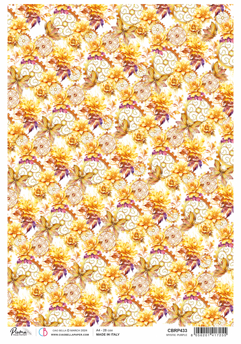 Ciao Bella - RICE PAPER A4 MYSTIC PURPLE