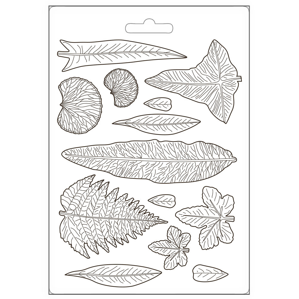 stamperia-soft-mould-a5-romantic-garden-house-leav