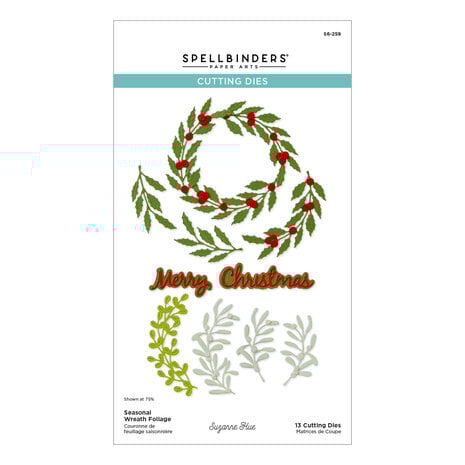 Spellbinders - Texture & Foliage Etched Dies Seasonal Wreath Foliage Spellbinders - Texture & Foliage Etched Dies Seasonal Wreath Foliage