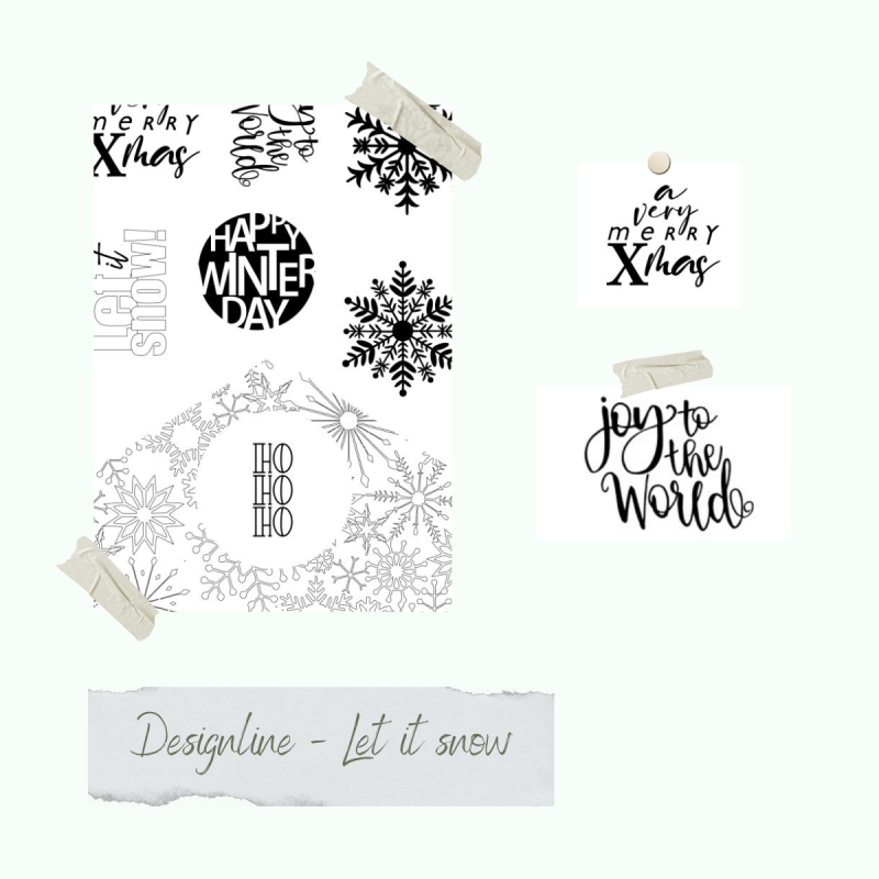 Creative Depot -  Stempelset - Designline - Let it snow  Creative Depot -  Stempelset - Designline - Let it snow
