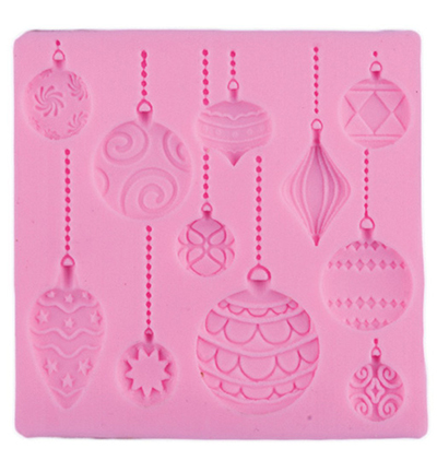 Silicone Mold - Christmas balls