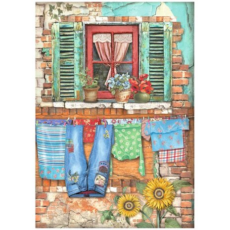 A4 Rice paper packed - Sunflower Art A4 Rice Paper Window