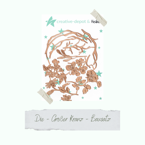 Creative Depot - Die - Großer Kranz - Bausatz 