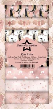 Paper Favourites - Design Papier Rose Wine 10 x 21 Paper Pack