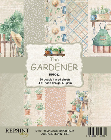Reprint - The Gardener 6x6 Inch Paper Pack