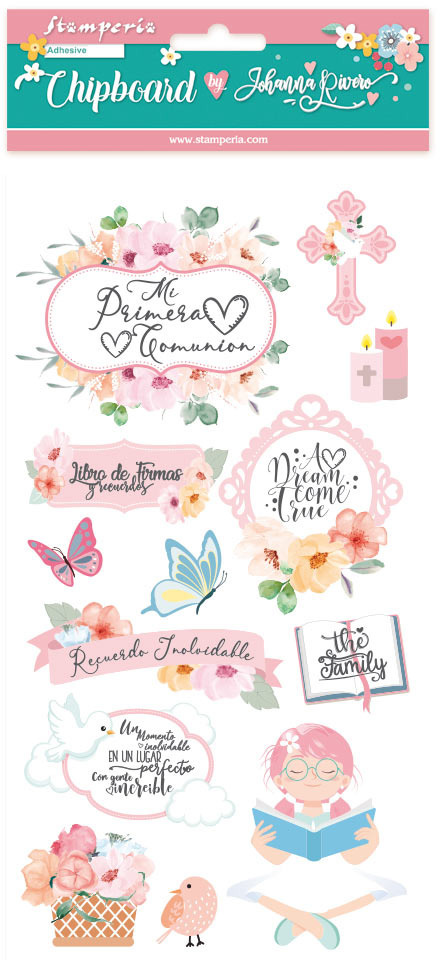 stamperia-mi-primera-ilusion-nina-15x30cm-chipboar stamperia-mi-primera-ilusion-nina-15x30cm-chipboar