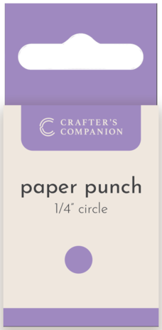 Crafter's Companion - Flower Paper Punches - Circle ¼"