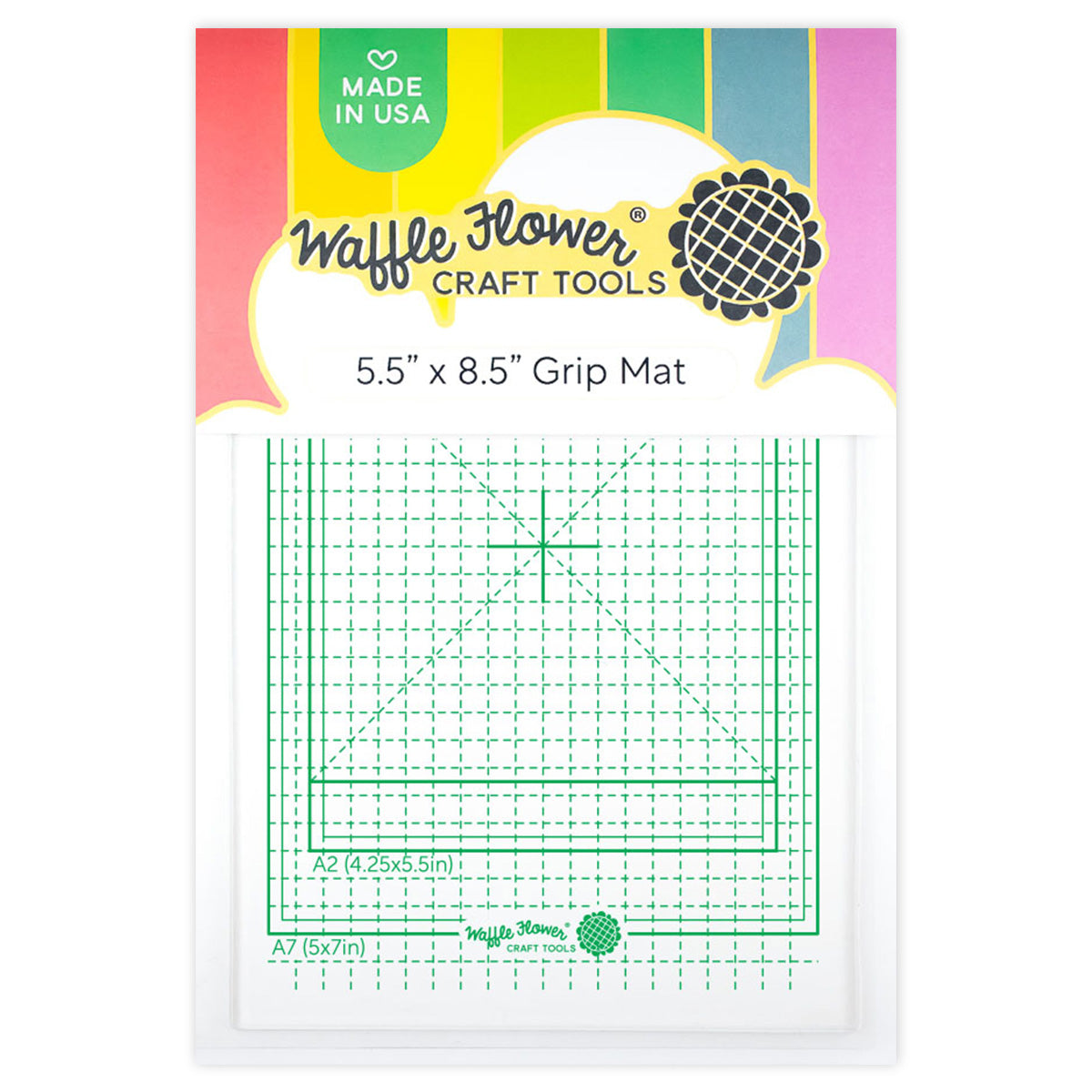 Waffle Flower - 5.5x8.5 Grip Mat v2